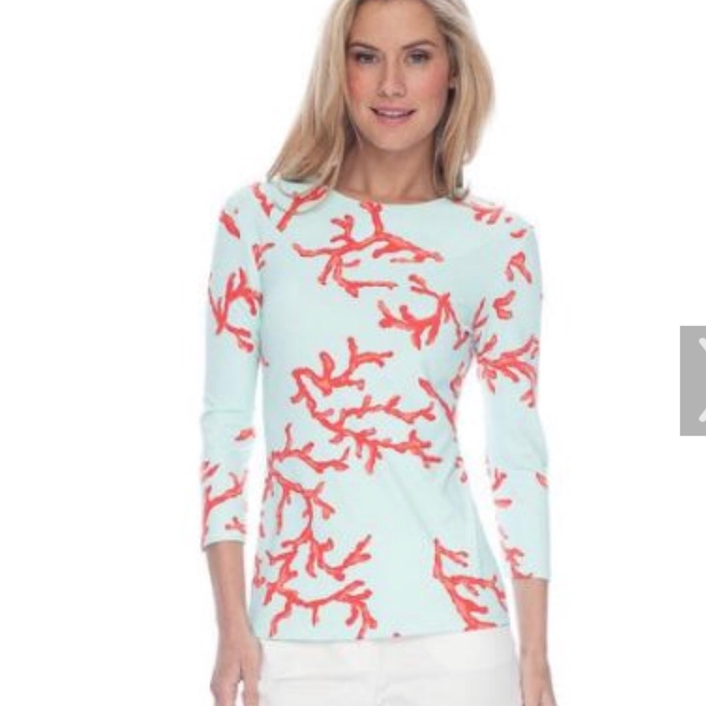J. McLaughlin Snake Print Shirt